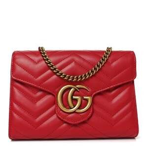 Gucci Calfskin Matelasse Gg Marmont #254601G89B